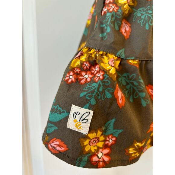 Wildflowers Autumn Leaves Boutique Dress Size 2T - Picture 4 of 8